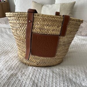 LOEWE Straw Beach Tote